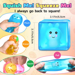 Meijoy safe non-toxic stress cube for kids and adults, easy to clean.