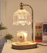 MEIXISUE candle warmer lamp with timer and dimmer for safe, smoke-free ambiance.