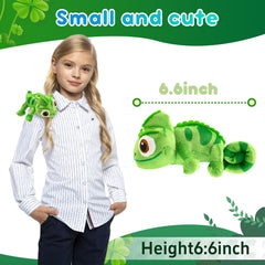 Mejglrc chameleon plush eyes enhance character detail for cute costumes.