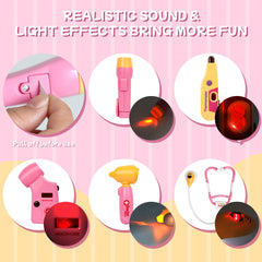 Meland stethoscope toy helps kids listen to pretend heartbeats during role play