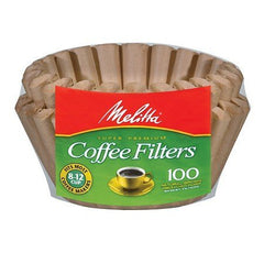 Melitta basket coffee filters in natural brown unbleached maintain clean, rich flavor