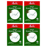 Melitta 627402 wrap-around filters shown ready for use with most percolators.