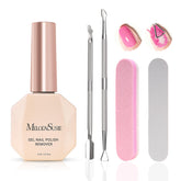 MelodySusie gel remover bottle ready for at‑home polish removal