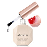 MelodySusie 15ml clear peel-off base coat bottle for easy gel nail prep