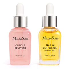 MelodySusie cuticle remover jar closeup for quick softening of cuticles.