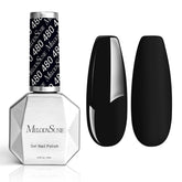 MelodySusie Thick Gel Nail Polish Abyss bottle shown for at-home salon results.