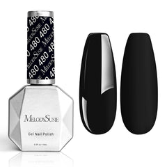 MelodySusie Thick Gel Nail Polish Abyss bottle shown for at-home salon results.