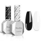 MelodySusie thick gel black 15ml bottle for bold, durable color.