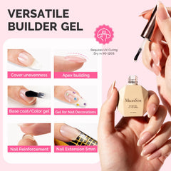 MelodySusie UV LED cure 90-120 seconds for durable nail enhancements