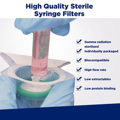 Membrane Solutions PP housing supports sterile, durable syringe filtration