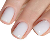 MEMEDA Milky White Nude bottle for smooth, lasting color.