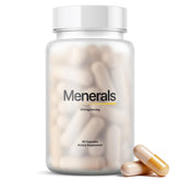 Menerals Mens Multivitamin bottle front showing energy and vitality support
