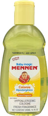 Mennen Baby Cologne packaging highlights hygiene and caregiver convenience