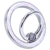 MENTINS magnetic ring grip glitter close-up showing secure grip and stylish sparkle.
