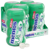 Mentos Pure Fresh Spearmint bottle collection ready for daily refresh.