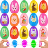 Menzcci Easter egg spinner pack with vibrant colors for Easter baskets and play.