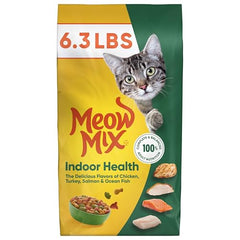 Meow Mix Indoor Health flavors assortment tempts indoor cats