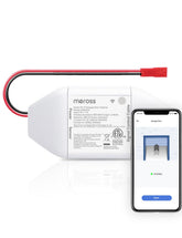 meross smart wifi garage door opener front view showing easy install and home automation ready