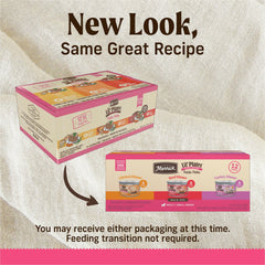 Merrick Lil’ Plates chicken pate dinner 3oz can, soft texture for tiny mouths.
