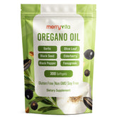 Merryvita oregano oil capsules bottle ready for daily immune support