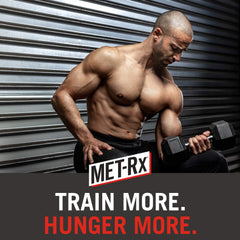 Nutrition facts for MET-Rx Big 100 Colossal bar highlighting protein and vitamins.