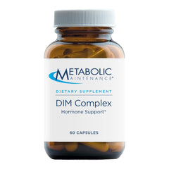 Metabolic Maintenance DIM Complex bottle highlighting estrogen metabolism support