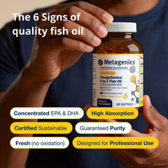 Bottle label showing GMP certification and third-party testing seals