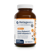Metagenics Ultra Potent-C 1000 bottle front showing high-potency vitamin C for daily immune support.