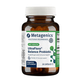Metagenics UltraFlora Balance bottle front promoting daily gut health