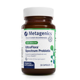 Metagenics UltraFlora Spectrum bottle front for daily gut support.
