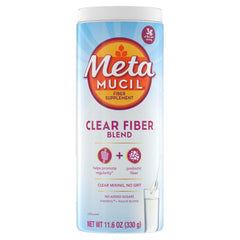 Metamucil Clear Fiber Blend bottle pour for daily digestive health