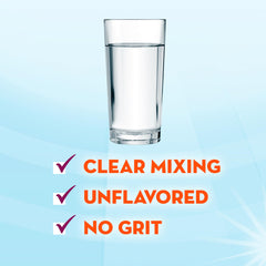 Metamucil Clear Fiber Blend coffee mix dissolves easily for regularity