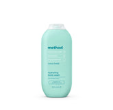 Method Coco Twist bottle label shows coconut milk blend for refreshing shower hydration