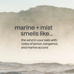 Method Marine Mist fragrance note highlights fresh coastal aroma.