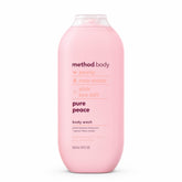 Method Pure Peace body wash bottle front for a calming shower ritual