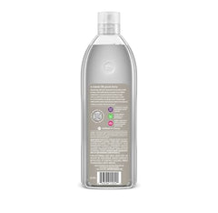 Method refill bottle label detail highlighting plant-based cleansers and paraben-free formula.