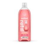 Method Pink Grapefruit hand soap bottle front for daily hand washing.