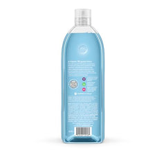 Close-up of Method Sea Minerals refill label with bergamot and lemon notes for freshness