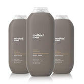 Method Men Cedar and Cypress bottle with pump for quick cleansing and woodsy freshness.