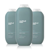 Method Men Sea and Surf bottle pouring for quick cleanse