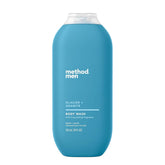 Method Men Glacier and Granite bottle front for a refreshing morning shower.