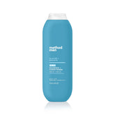 Method Men glacier-granite bottle highlights argan oil for smoother, more manageable hair.