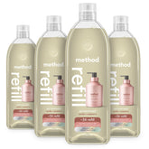 Method Premium Gel Hand Soap Refill bottle with vanilla-raspberry scent for a fragrant handwash.