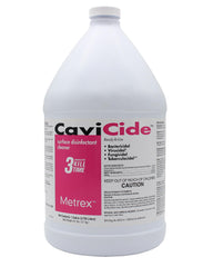 Metrex CaviCide bottle pour for fast surface disinfection in clinical settings.