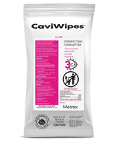 Metrex CaviWipes flat-pack packaging for quick, organized access during shifts