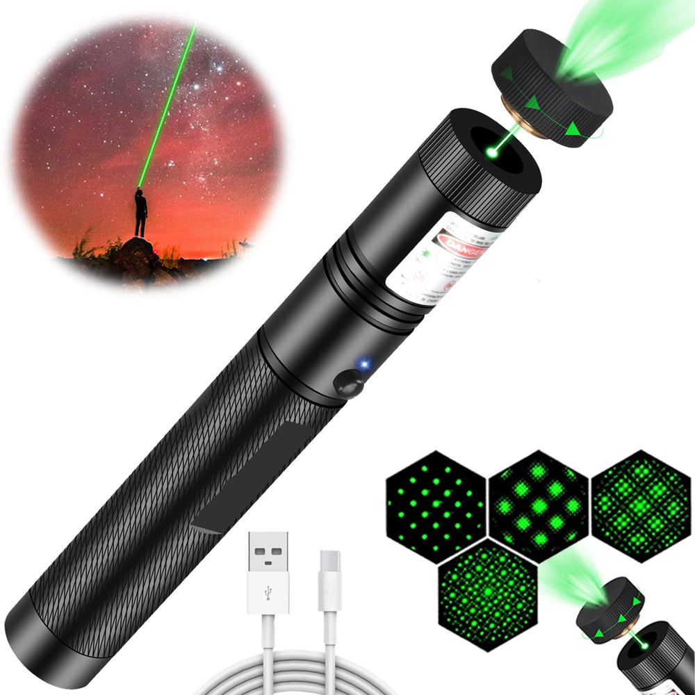 MEUSNO laser pointer with a long-range beam for day and night visibility.