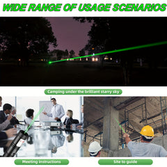 MEUSNO laser pointer star cap shows decorative patterns at events.