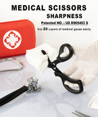 MEUUT trauma scissors right-hand use with ergonomic grip for precision