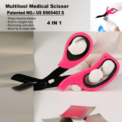 MEUUT trauma shears 440 stainless steel blades for durable cutting