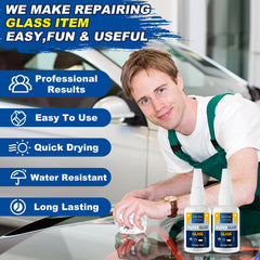 Meuvcol glass glue waterproof formula ideal for indoor and outdoor repairs